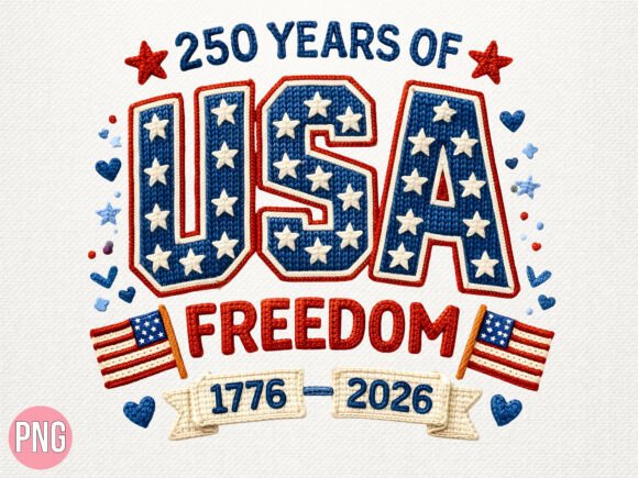 Celebrate 250 Years of USA Freedom with This Graphic PNG