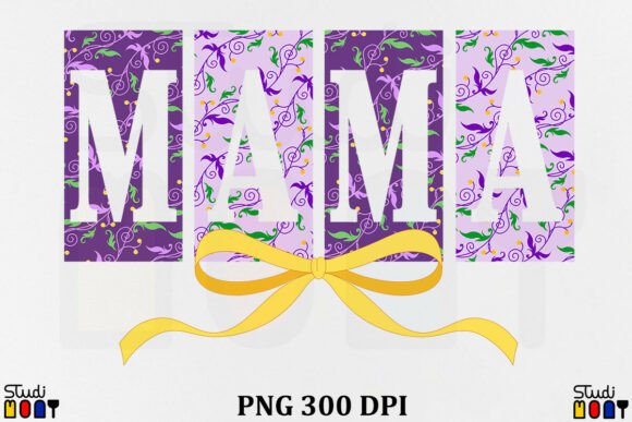 Mardi Gras Mama Bow Vintage Graphic PNG: A Designer's Guide