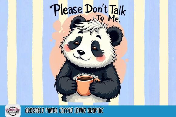 The Adorable Panda Coffee Lover Graphic: More Than Just Cute